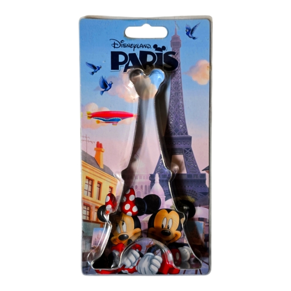 Disneyland Paris Mickey & Minnie Effiel Tower Cookie Cutter NEW IN BOX